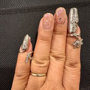 Silver Ring Guard Set